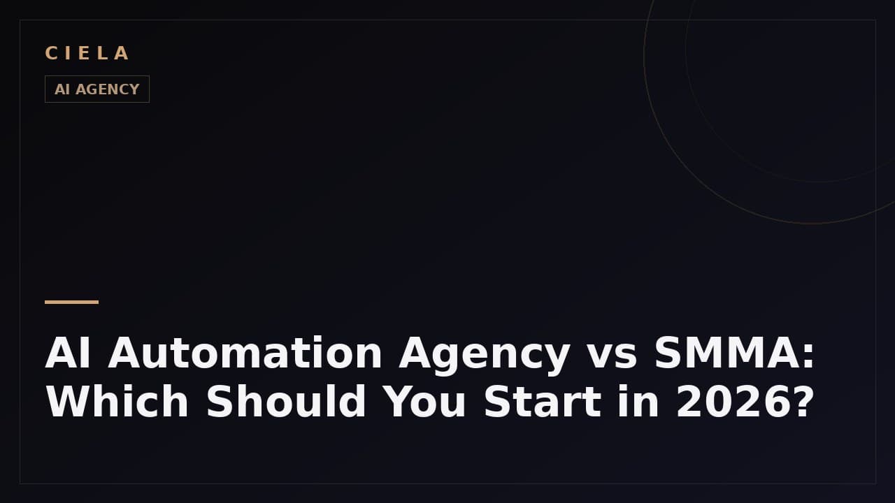 AI automation agency vs SMMA comparison for 2026